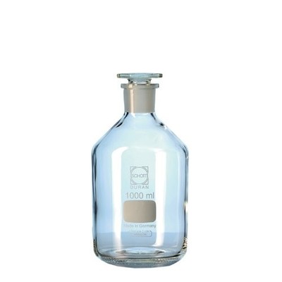 Duran Reagenzflasche Enghals 25ml 12/21 geschliffenes Gelenk 10er Pack