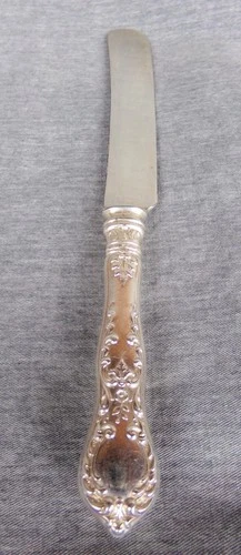 Gorham H 140 Sterling Silver Handle 8-5/8" Dinner Knife - Engraved Nell