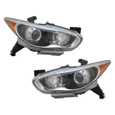 For Infiniti JX35 13 Headlight Set Driver & Passenger Side Replacement Headlight