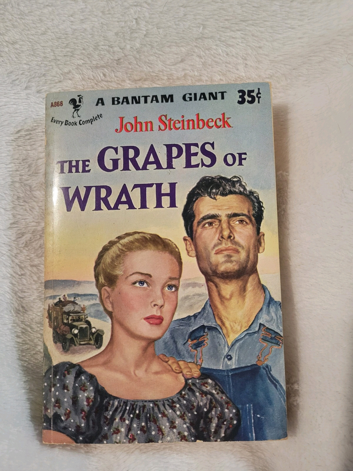 The Grapes of Wrath John Steinbeck A Bantam Giant A868 Bantam Books 1951 Vintage