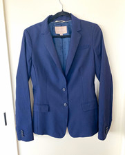 Banana Republic Women s Navy Blue Wool/Spandex Tailored Blazer. Size 6