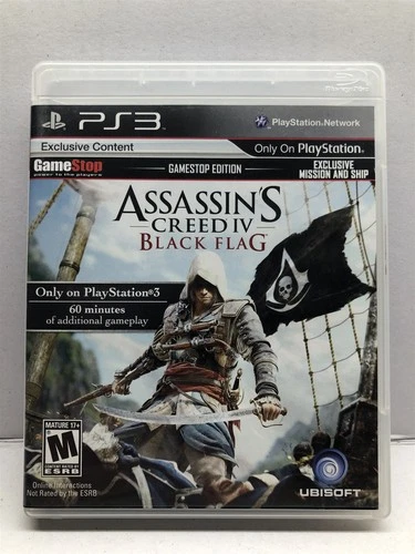 Assassin's Creed 4 IV Black Flag - PlayStation 3 PS3 - Complete w/ Manual