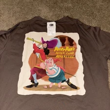 Japan Tokyo Disney Resort Fantasy Springs T-Shirt Peter Pan Captain Hook  Smee