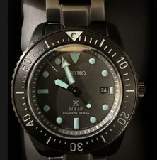 *MINT* Seiko Prospex Limited Ed. Black Series Solar Divers Watch - Box & Papers 3