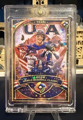 TEAM USA Baseball World Baseball Classic Custom Commemorative Trading Card
