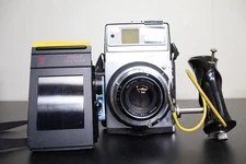 Graflex XL Zeiss Planar 80mm f/2.8 + RH10 120 Film Back + Viewing Ground Glass