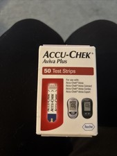 Accu-Chek Aviva Plus 50 Test Strips NIB UNEXPIRED