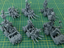 Avatars of War Grotling Wagons Battle Ready-Regiment (bases included)