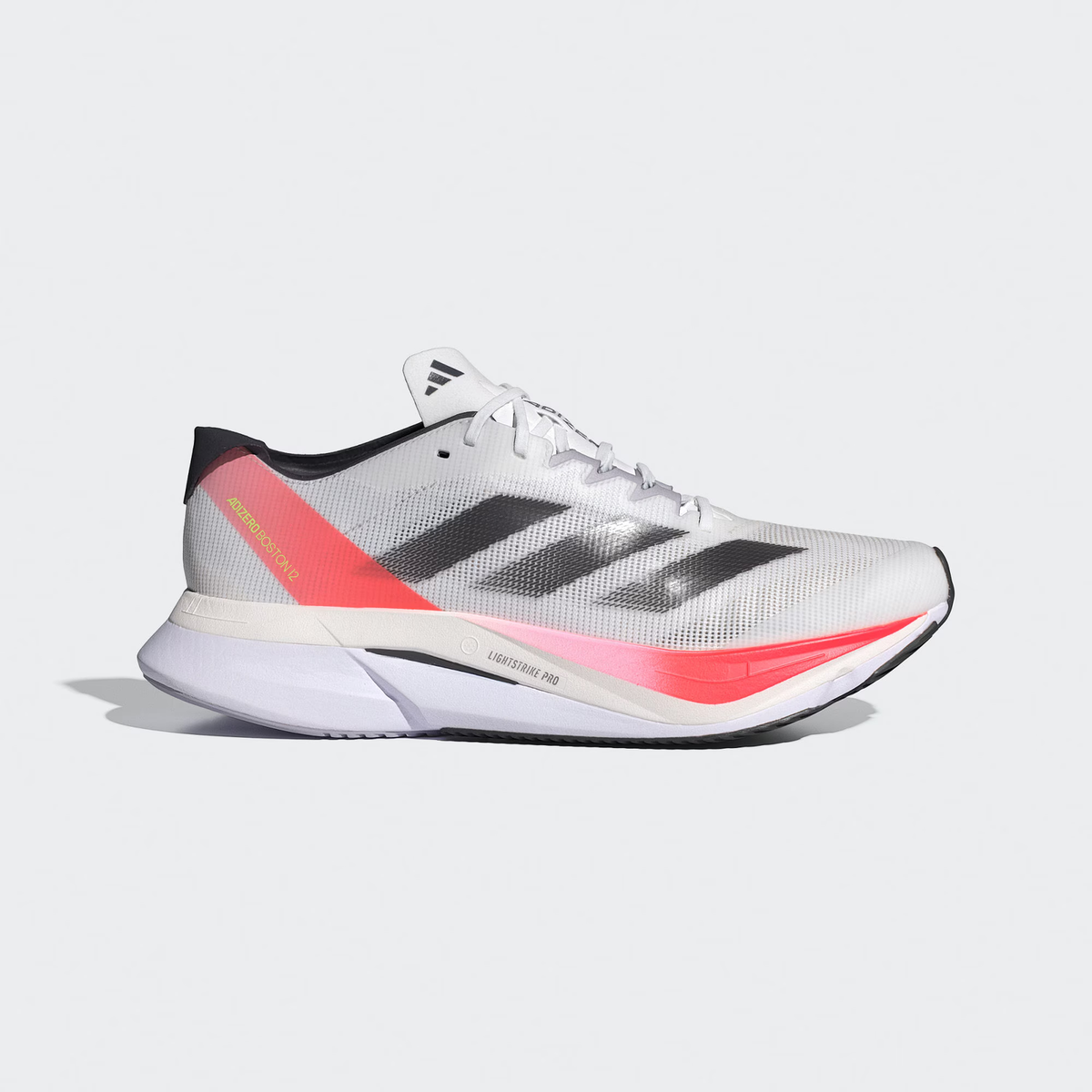 Adidas ADIZERO BOSTON 12 IF9210 Men's Light gray/red-fluorescent