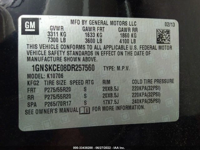 Passenger Right Lower Control Arm Front Fits 07-14 ESCALADE 802260 - product detail image 1