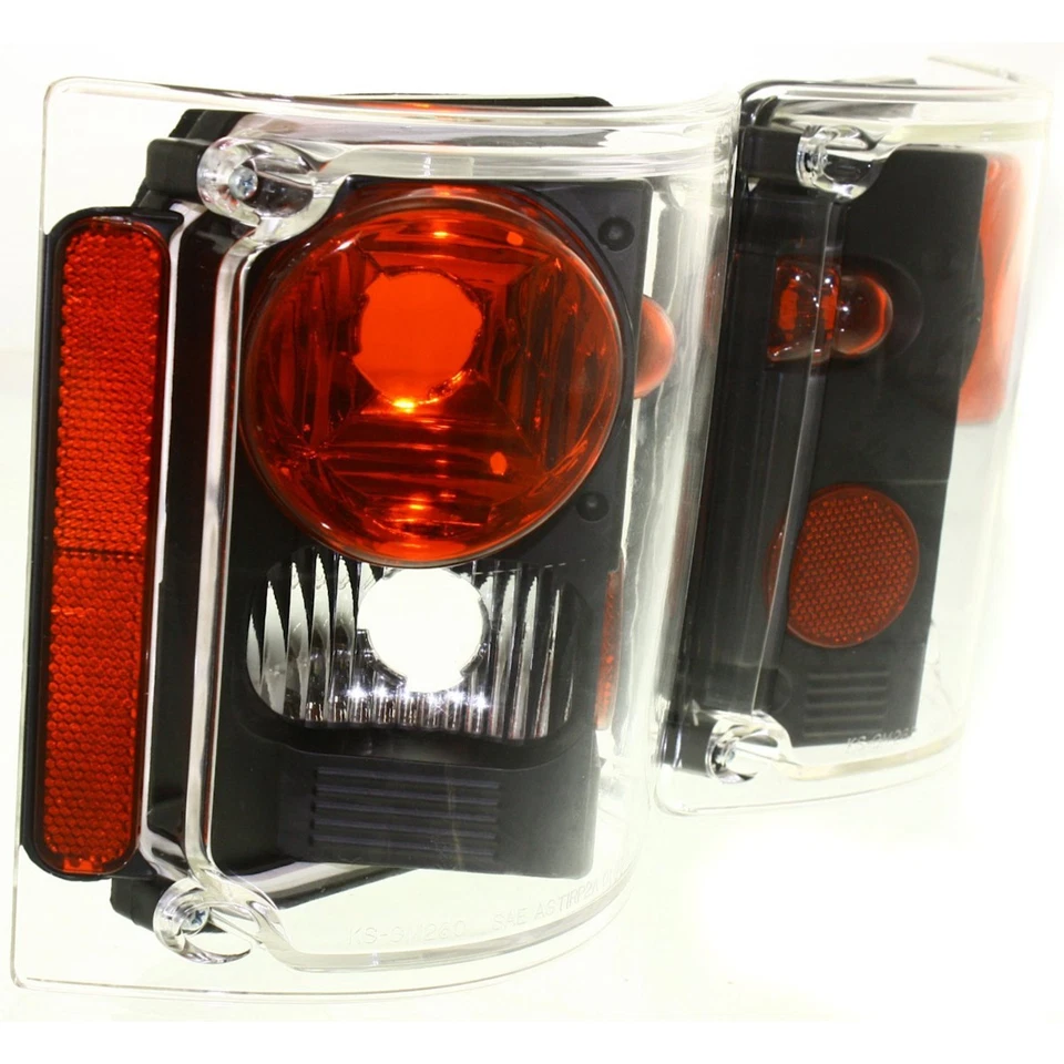 Luz trasera izquierda y derecha carcasa negra Anzo 211016 para Chevrolet C10 75-1986 Foto 3 de 4