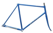 Gan Well Pro Track Fixed Gear Frameset NJS Blue 57cm 55cm TT New NOS