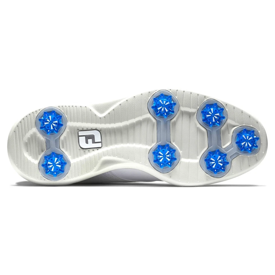 FootJoy Men's Traditions Golf Shoes 10 White/White - Image 4 of 4