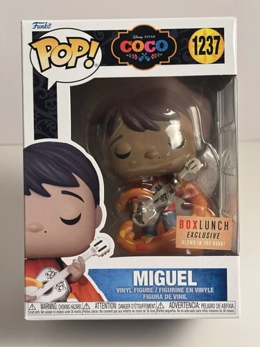 FUNKO POP! DISNEY PIXAR COCO MIGUEL #1237 BOX LUNCH EXCLUSIVE W/ PROTECTOR