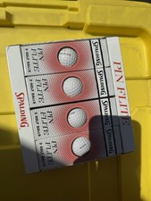 Vintage Spalding Pin Flite Golf Balls New Old Stock NOS 12 Balls 4 Sleeves 