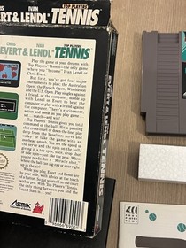 Chris Evert & Ivan Lendl in Top Players Tennis (Nintendo NES, 1989) CIB Tested