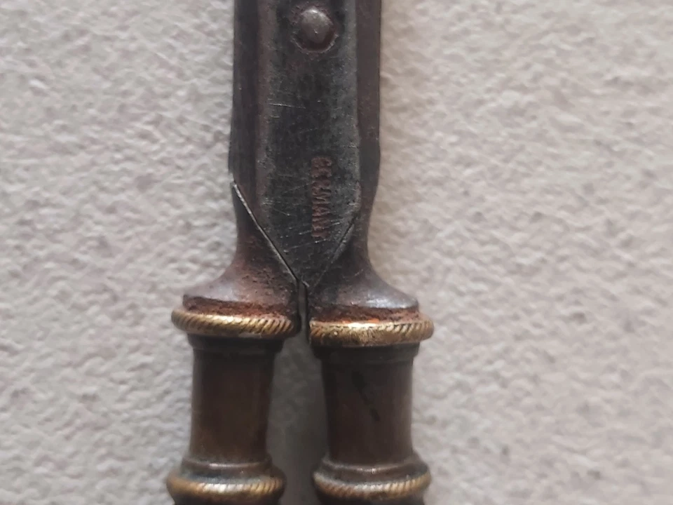 Antique Scissors Germany Ornate Design Vintage Sewing Craft Tool - Image 4 of 4