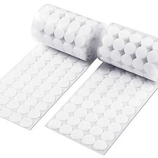 Vkey 1000pcs 500 Pair Sets 20mm Diameter Sticky Back Coins Hook  Loop Self