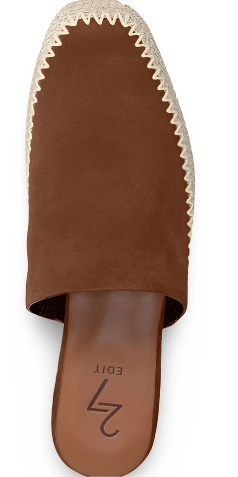 Naturalizer женщин желтовато-коричневый коричневый замшевый Candice поскользнуться на мулы новый без ЯРЛЫКОВ/OB 6,5 М - Изображение 4 из 4