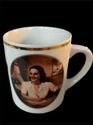 Nostalgic Letter Writing Coffee Mug 8oz The Surrey Group Schaumburg IL 1987