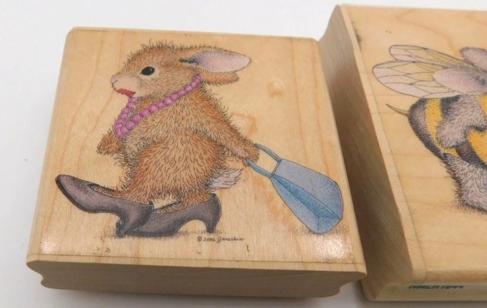 2 estampillas de goma de diseño de ratón de casa pantalones de fantasía sello de amigos zumbidos Foto 2 de 4