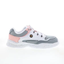 DC Decel ADJS700091-AMP Womens Gray Leather Skate Inspired Sneakers Shoes 10