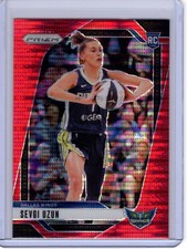 2024 Panini Prizm WNBA #92 Sevgi Uzun Red Pulsar Prizm RC SN #/299