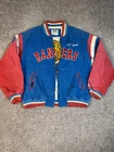 Vintage New York Rangers Mirage Jacket Mens XL Blue NHL Hockey Heritage Bomber