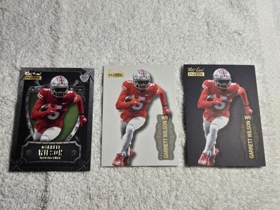 2022 Wild Card Matte Garrett Wilson 3 Card Lot