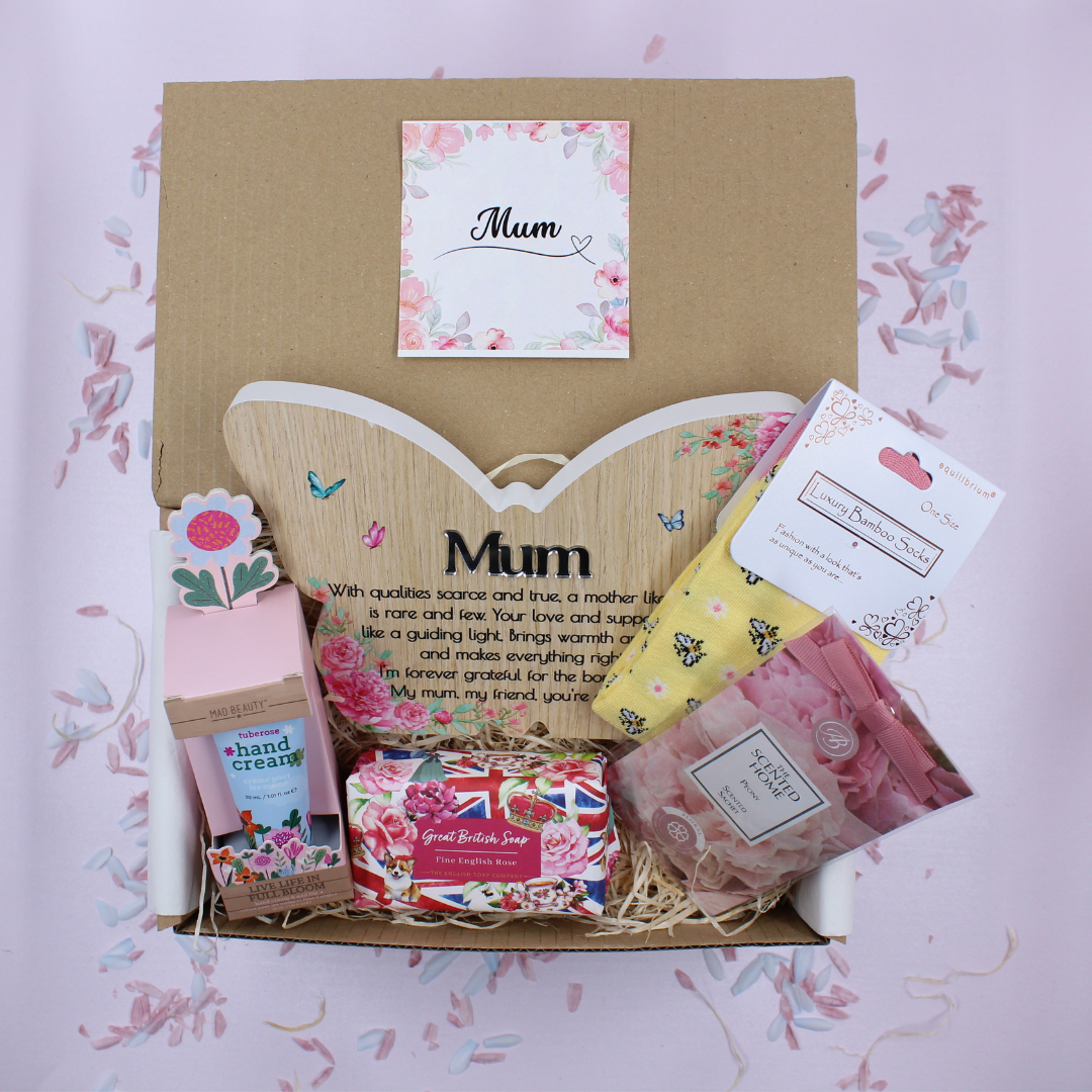 Mum - Butterflies & Bees Gift Treat Pamper Box Hamper