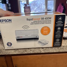 EPSON Rapid Receipt RR-400W Wireless Receipt and Document Scanner New Open box