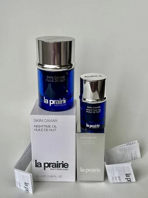 Lot La Prairie Skin Caviar Nighttime Oil 20ml/0.68oz + 0.10oz/3ml. NEW IN BOX! - Image 1 of 4