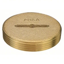 IPS Corporation G0268 Cleanout Plug 6" Brass Countersunk Extension Cover