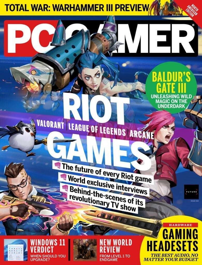 PC GAMER MAGAZINE | NO.352 JAN 2022 | RIOT GAMES | eBay