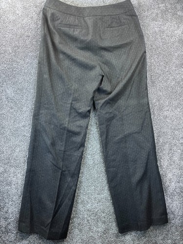 Ann Taylor Womens Size 6 Wool Blend Lined Flat Front Career Trousers Black NWT - Picture 17 of 17