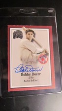 2000 Fleer Greats of the Game Bobby Doerr signed baseball card