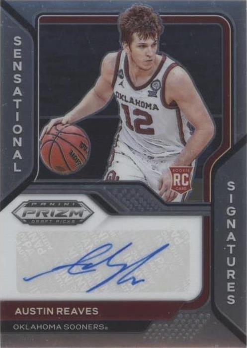 2021-22 Panini Prizm Draft Picks - Sensational Signatures Austin Reaves ...