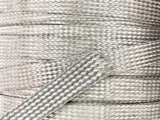 5 FEET 1/2 BRAIDED BRAID STAINLESS  EXPANDABLE SLEEVE WIRE HARNESS LOOM   