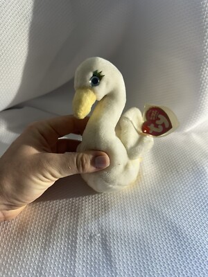 Ty Beanie Baby Goddess Mwmt Swan 2003