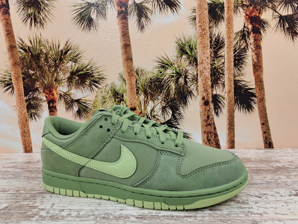 Nike Dunk Low Premium Oil Green Olive Sneakers FB8895 300  display picture 1