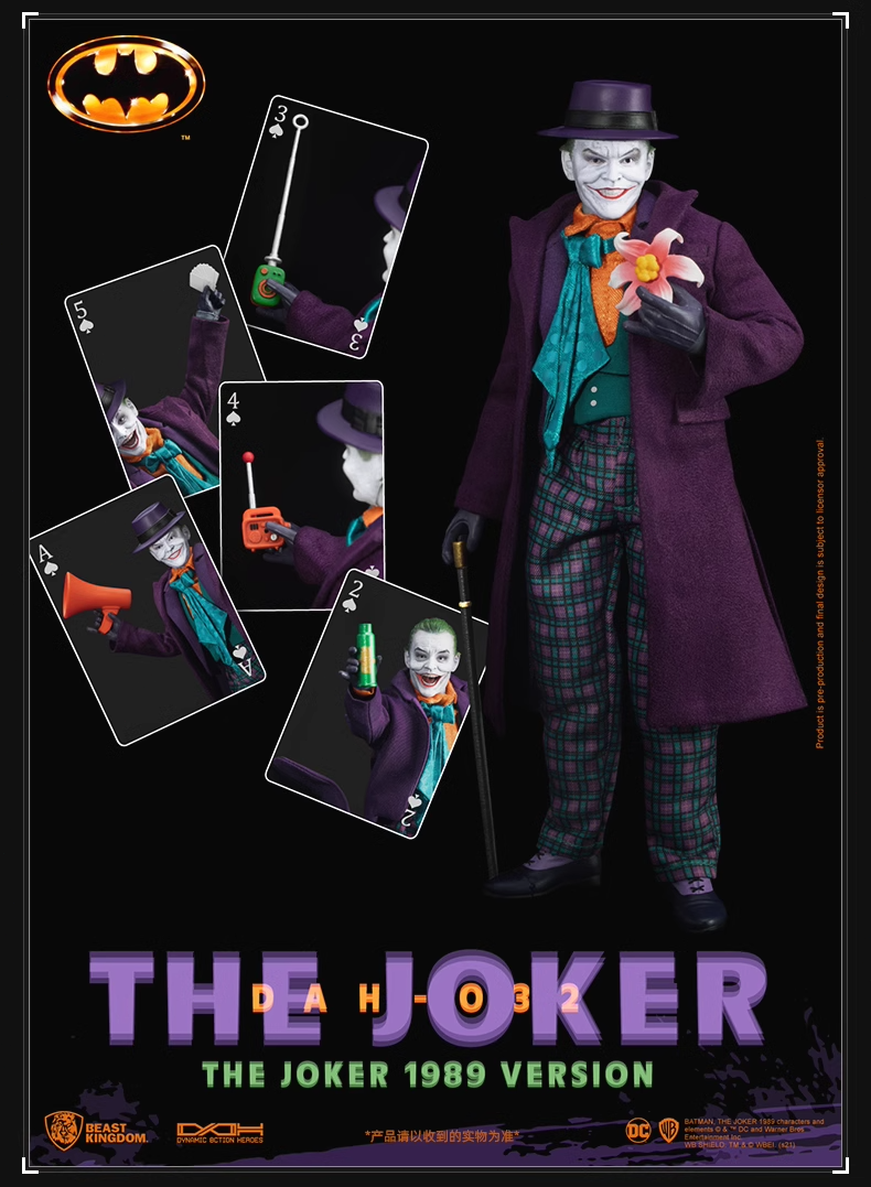 Beast Kingdom DAH-032 The Joker 1989 Version 1/9 Action