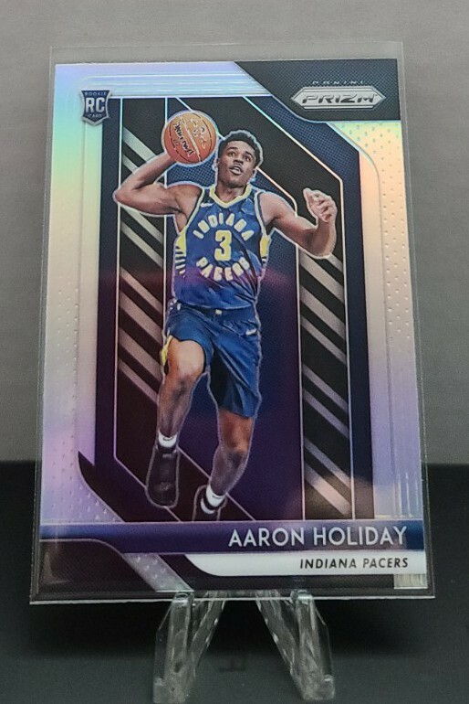 2018-19 Prizm Basketball Aaron Holiday Silver Prizm RC Rookie Card 