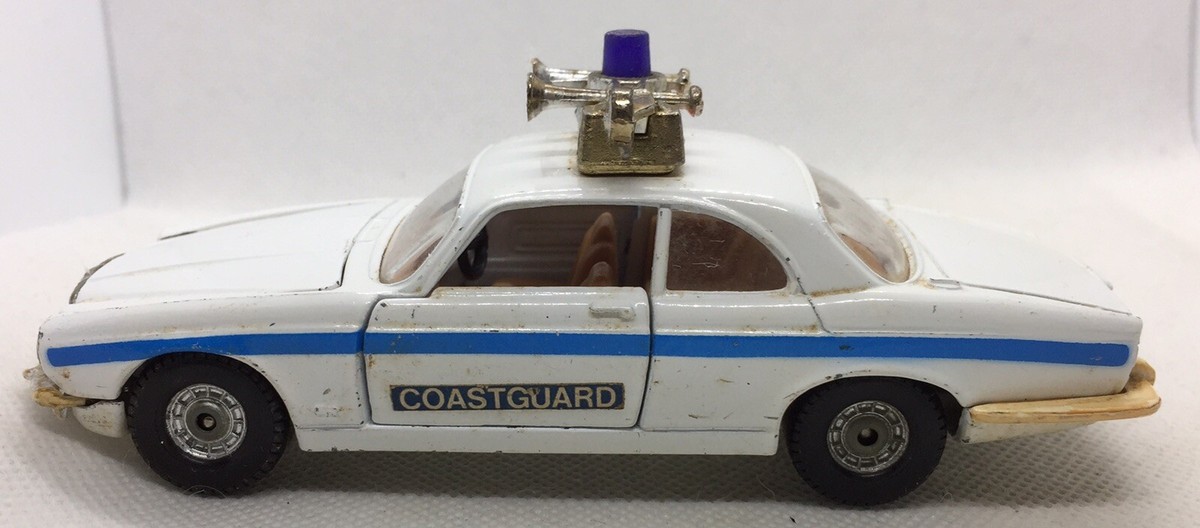 Vintage Corgi White Jaguar XJ12C Coast Guard Loose Diecast 1