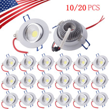 1020pcs Dimmable Led Ceiling Light Downlight Cob Spotlight Lamp Home Lighting