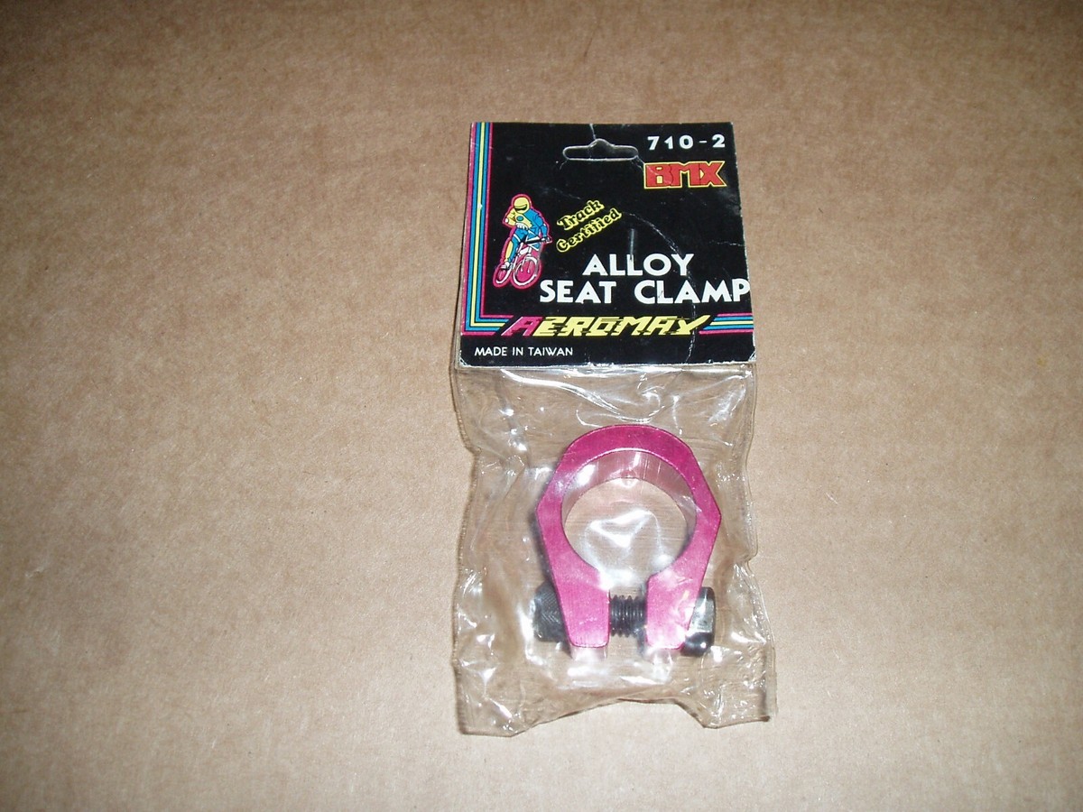 Pince De Selle BMX Aeromax 1 Pouce - Rouge, En Alliage, Vintage NOS