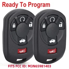 2 M3N65981403 Transmitter Keyless FITS Chevrolet Corvette 2005-07 Remote Key Fob