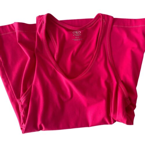 EUC Athletic Works Tank Top Racerback Activewear Hot Pink Sleeveless Size M