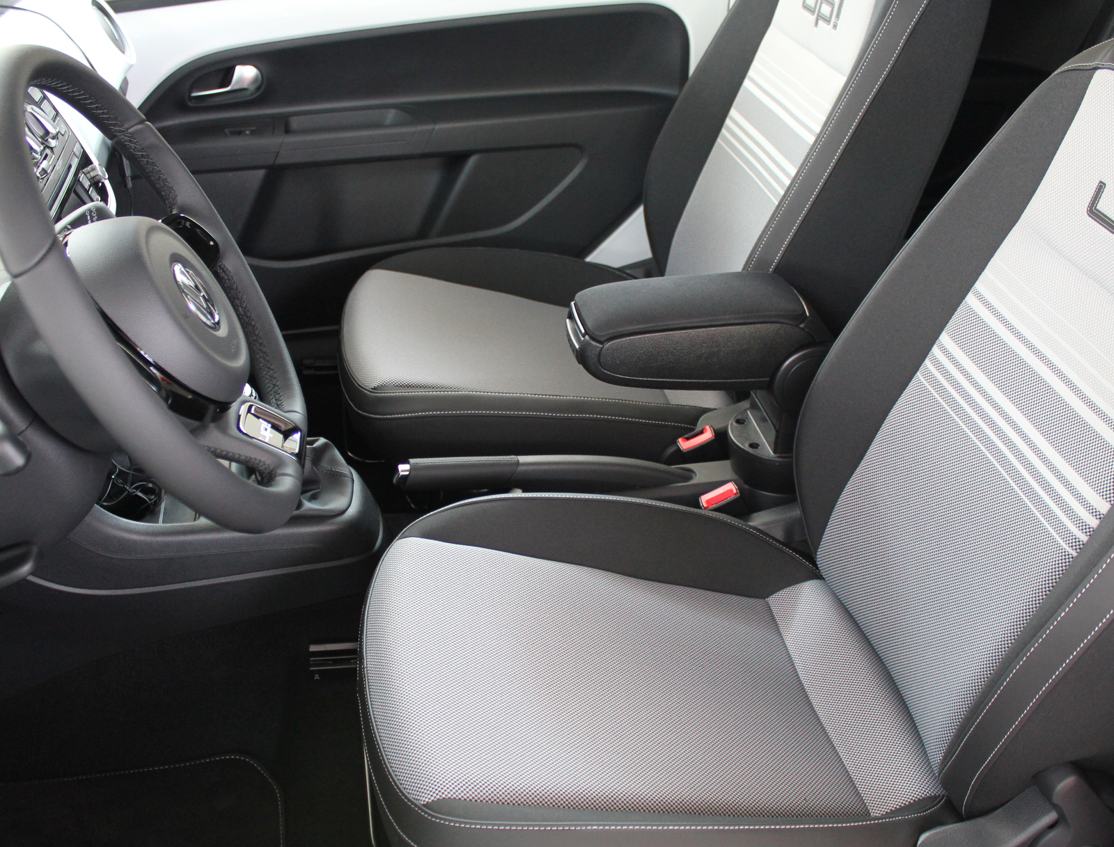 Accoudoir Seat Mii noir en textile console centrale pour modèles 2011 à 2019