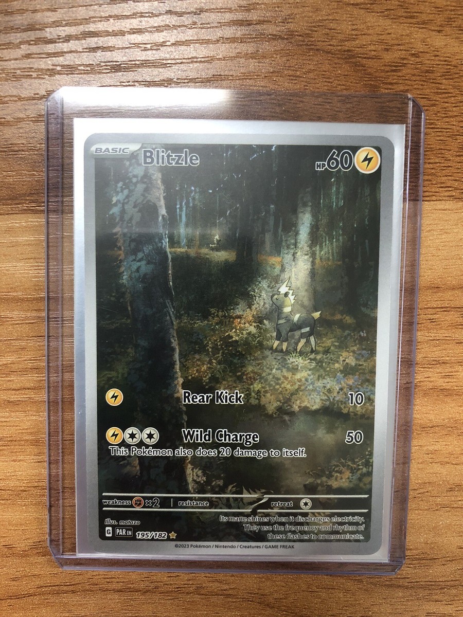 Blitzle Illustration Rare 195/182 - SV Paradox Rift - Pokemon TCG - NM  Holofoil | eBay