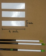 14 White Arrow Wraps